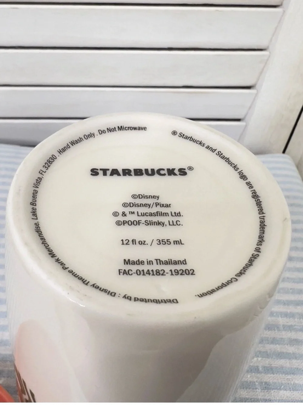 Starbucks Hollywood Universal Studios Tumbler Travel Coffee Cup Ceramic Mug